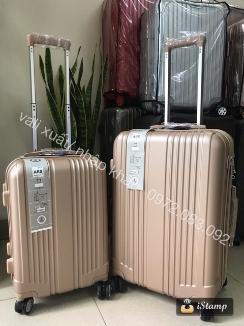 VALI VNXK ĐỒNG MÀU, CHẤT NHÁM CHỐNG XƯỚC
