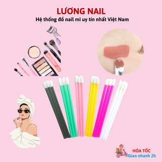 Tăm bông makeup trang điểm lau mực phun xăm(túi 50 cây)