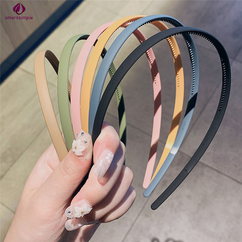 Băng đô cài tóc màu trơn thời trang cho nữ