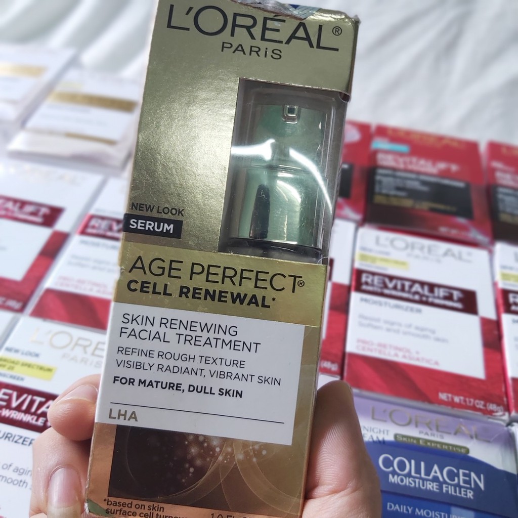 [Hàng Mỹ] Serum dưỡng da Loreal Age Perfect Cell Renewall Serum (30ml) - hộp xấu, D T5.2022