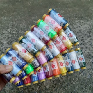 Vỉ 10 cuộn chỉ may đồ đủ màu