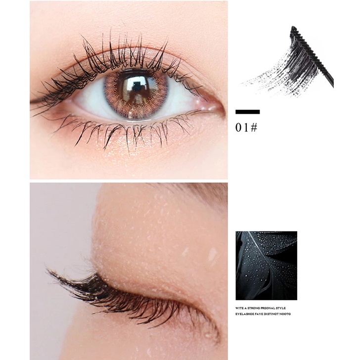 [Hàng mới về] Mascara sợi tơ 4D tự nhiên siêu mịn chống thấm nước lâu trôi