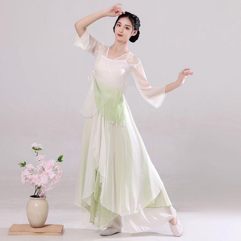 Trang Phục Sườn Xám Biểu Diễn Múa Cổ Điển Trung Hoa Cho Nữ