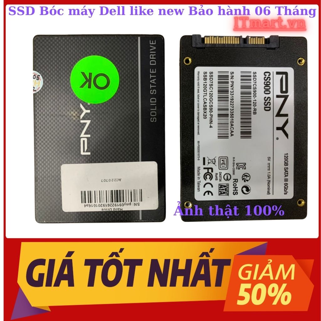 Ổ cứng SSD 256G-128G-120G-64G-60Gb BÓC MÁY Dell, HP,IBM chuẩn USA cũ đã qua sử dụng- đã cài sẵn win 10 | WebRaoVat - webraovat.net.vn