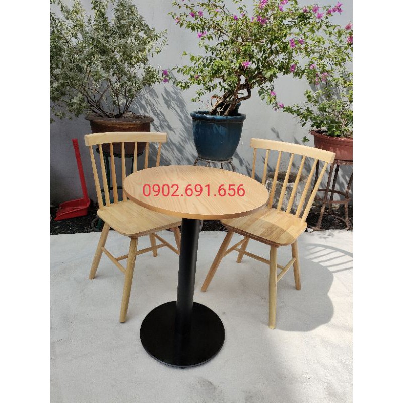 bộ bàn ghế gỗ cafe giá rẻ