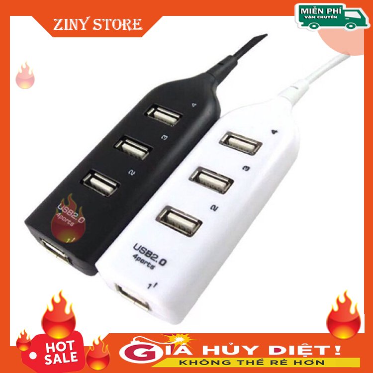Hub USB 4 port hình ổ điện Ziny Store