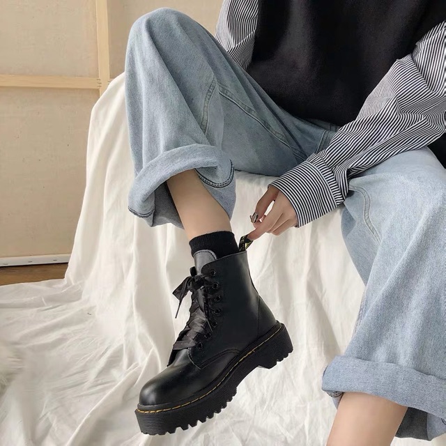 [CÓ SẴN] FB03 GIÀY Ulzzang cổ cao mang được hai kiểu dây | BigBuy360 - bigbuy360.vn