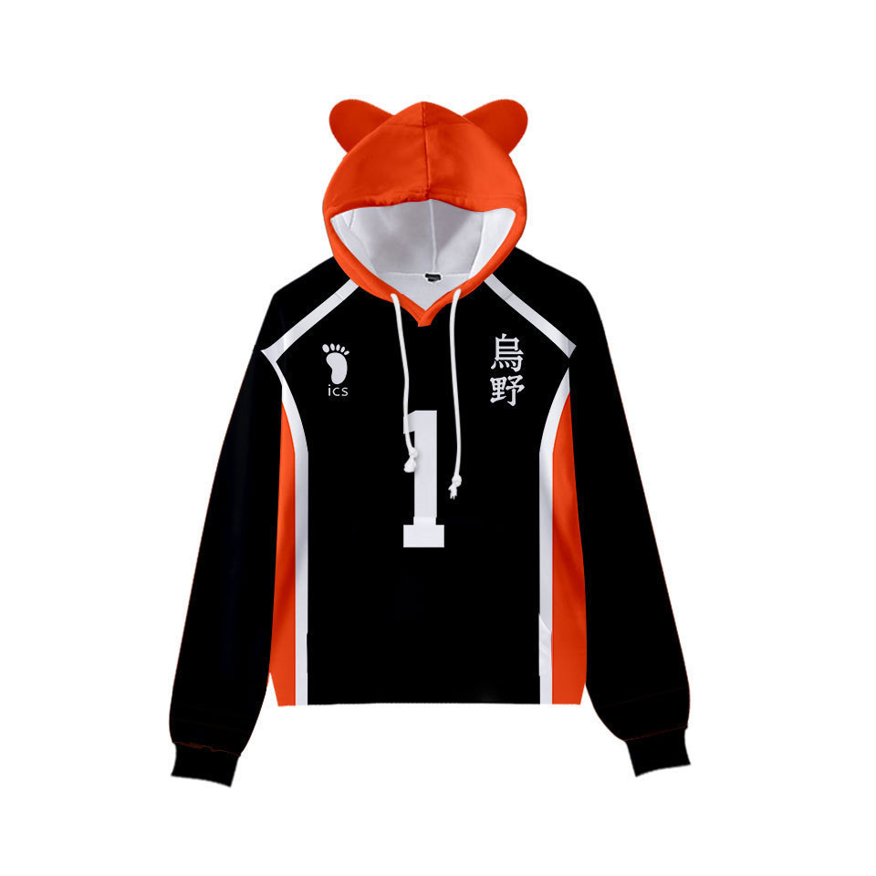 Áo Hoodie Tai Mèo Xinh Xắn Cho Bé