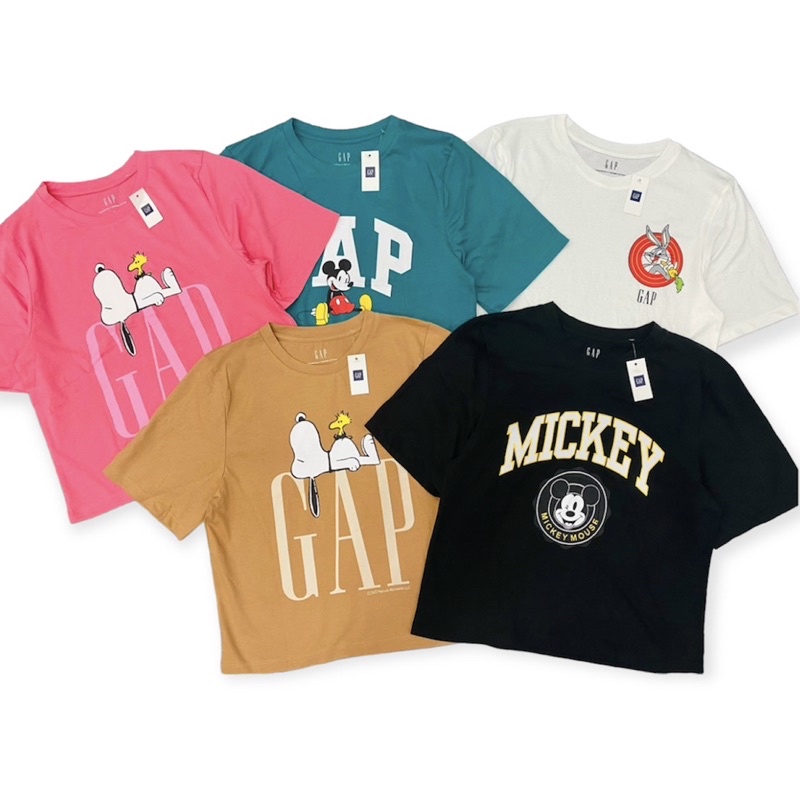 Áo thun mickey form lửng vnxk