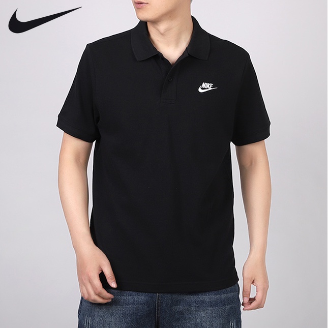 Nike Áo polo 100% Cotton Ngắn Tay Thời Trang Thể Thao Dành Cho Nam