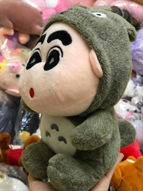 Gấu Bông Shin Bút Chì mặc quần áo Totoro
