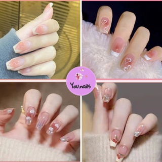 Móng tay giả móng giả kèm keo học sinh cute 3D siêu xinh