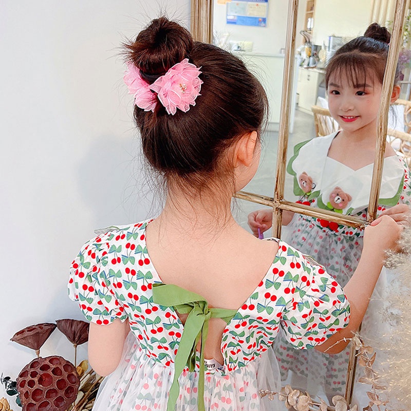 Dây buộc tóc trang trí ngọc trai giả thanh lịch trẻ trung cho nữ