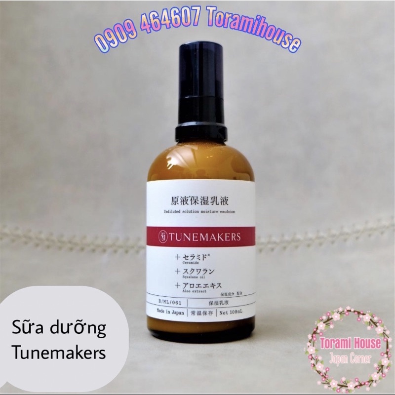 Sữa dưỡng Tunemakers UNDILUTED SOLUTION MOISTURE EMULSION 100ml