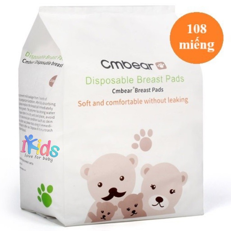 Miếng lót thấm sữa CMBEAR 108 miếng