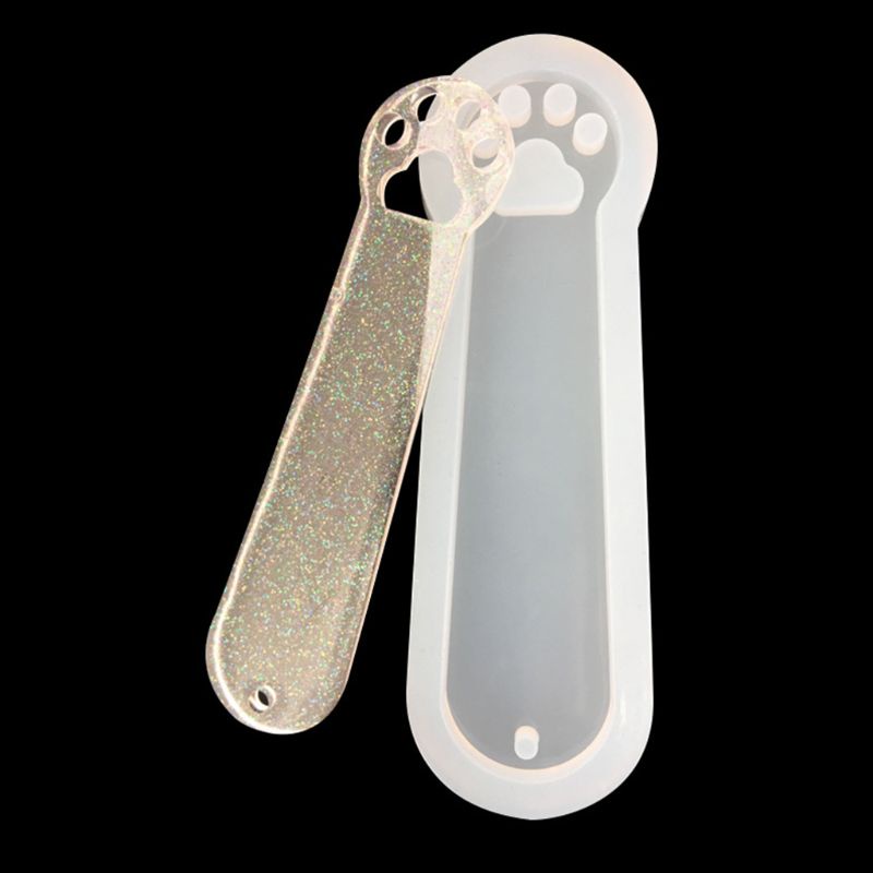 [Hàng mới về] Bộ 3 khuôn silicone làm đánh dấu sách hình chữ nhật