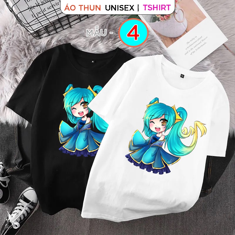 Áo thun Liên Minh Huyền Thoại - Áo thun Unisex tay ngắn chất liệu cotton vải dảy mịn