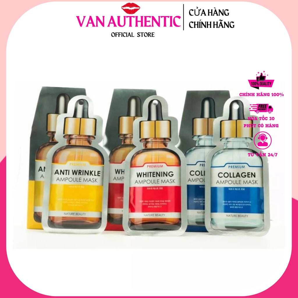 Mặt Nạ Tinh Chất Nature Beauty Chống Nhăn - Dưỡng Trắng - Phục Hồi Da
