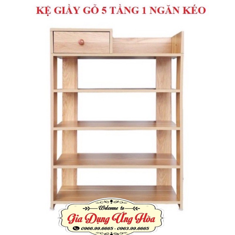 Kệ để giày dép 5 tầng bằng gỗ cao cấp