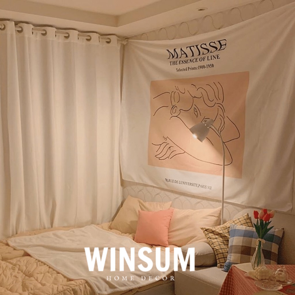 Tranh Vải Treo Tường Trang Trí Nhà Cửa Phong Cách Cô Gái Matisse - Winsum.decor