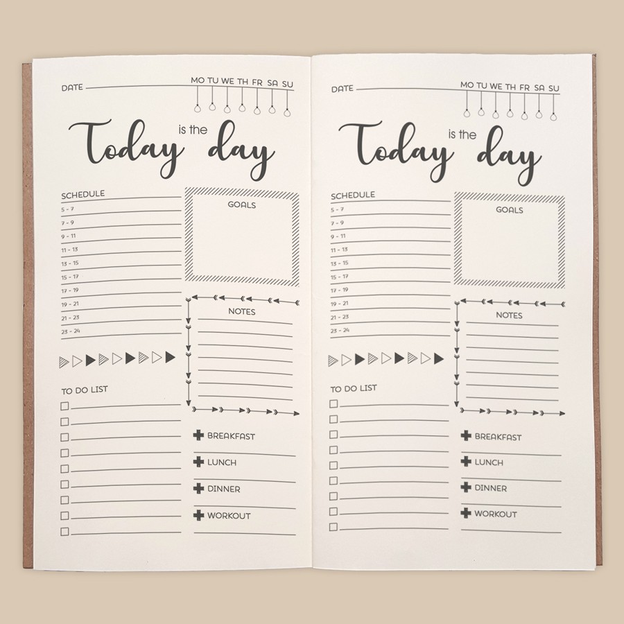 SỔ TAY PLANNER MIX TỔNG HỢP THÁNG + TUẦN + NGÀY "KẾ HOẠCH TRỌN ĐỜI"