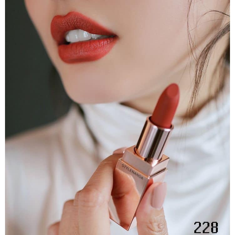 [HÀNG ORDER] SON 3CE VỎ VÀNG MATTE LIP COLOR | BigBuy360 - bigbuy360.vn