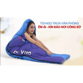 Túi ngủ văn phòng, túi ngủ du lịch tiện dụng cao cấp. Mềm mại, bông trắng ấm áp