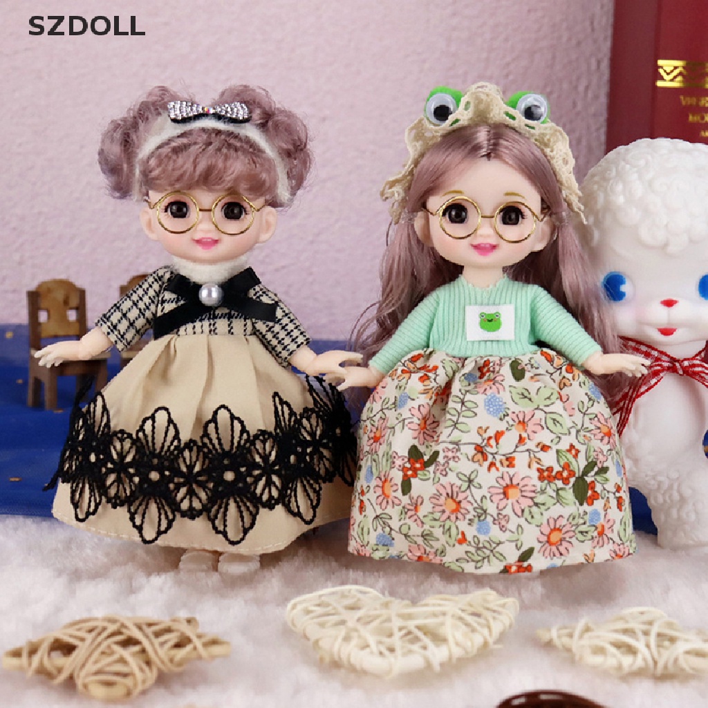 Đầm Búp Bê 16-18cm Cho Búp Bê Ob11