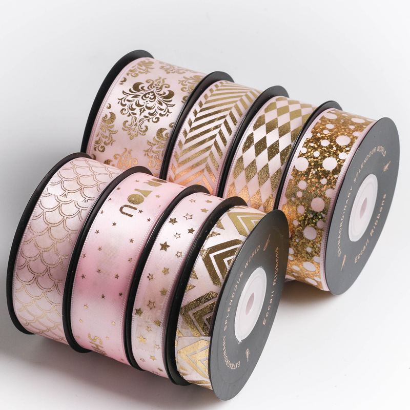 10 cuộn dây ruy băng trang trí hộp quà dễ thương