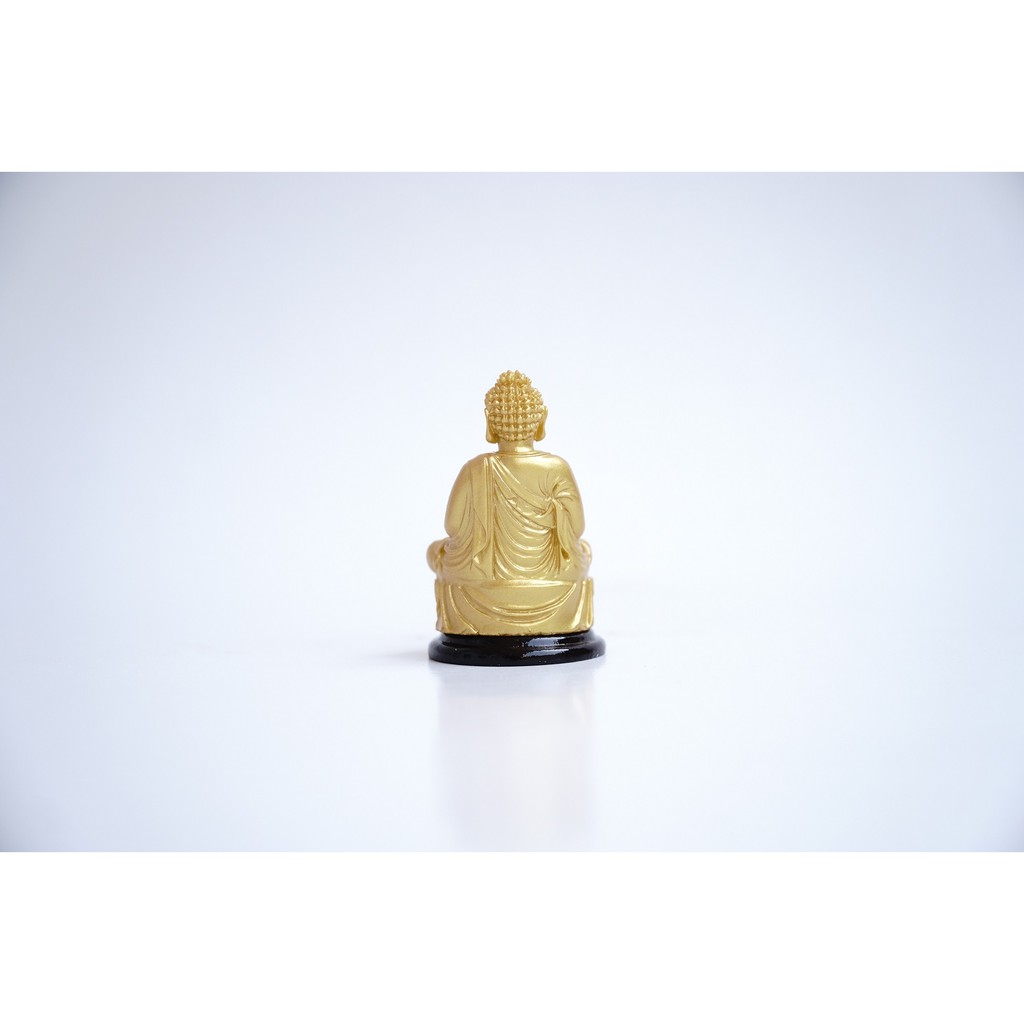 Tượng Phật A Di Đà ngồi nhũ vàng đặt xe, bàn thờ - Cao 6cm | BigBuy360 - bigbuy360.vn