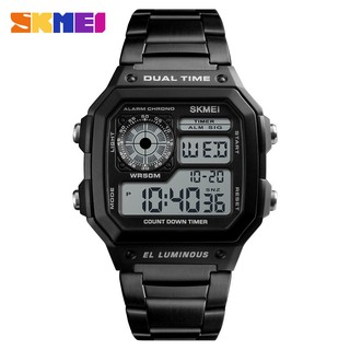 Đồng Hồ Nam SKMEI 1335, Dual Time, Có Thẻ Bảo Hành Và Hộp Skmei