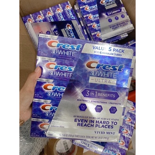 Kem đánh răng crest 3D White Vivid Mint Ultra