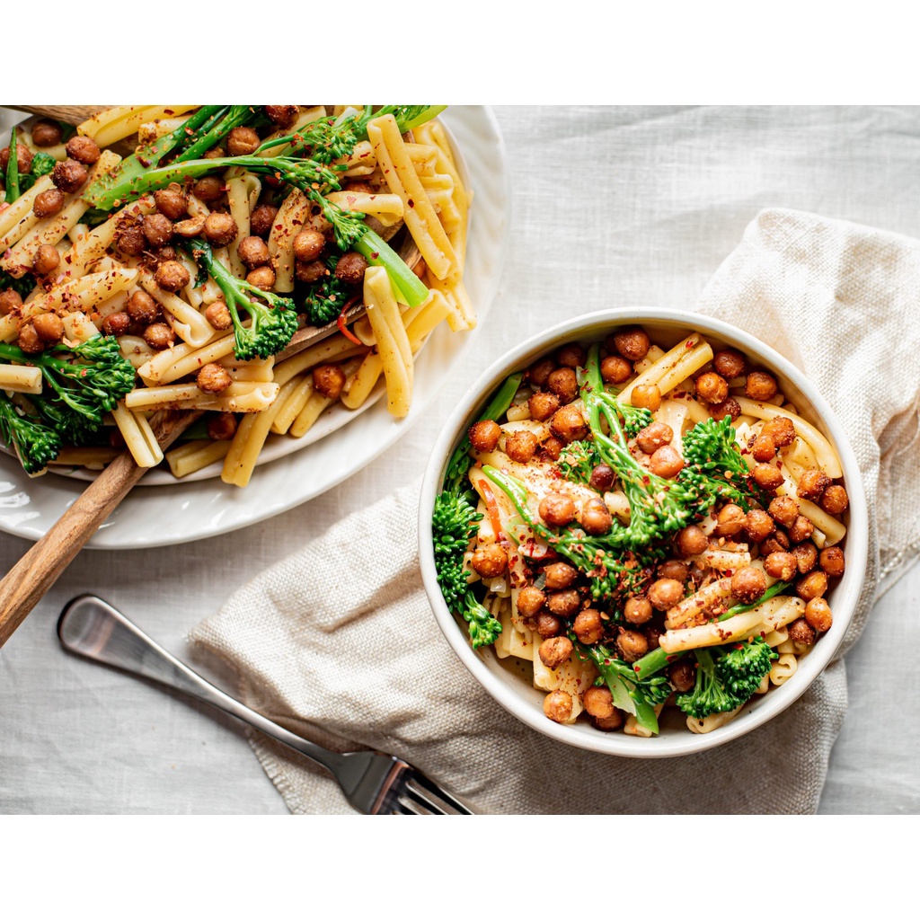 NUI ỐNG XOẮN ĐẬU XANH GIÀU PROTEIN, NON-GMO Lensi 100% Chickpea Casarecce Pasta, 284g (10 oz)