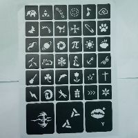 Khuôn vẽ henna mẫu mới