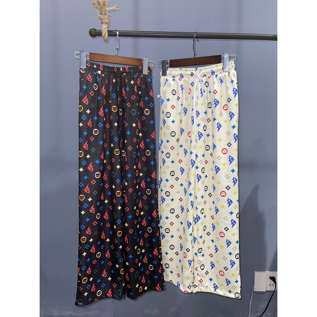 Quần Suông Ống Rộng Unisex họa tiết cartoon hoạt hình dễ thương MS03 - THE F BRAND