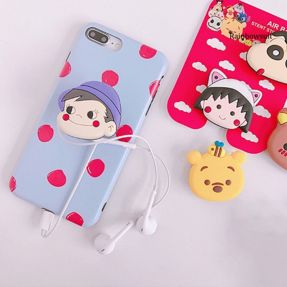 Giá Đỡ Điện Thoại Dạng Nhẫn Đeo Ngón Tay Họa Tiết Hoạt Hình Dễ Thương