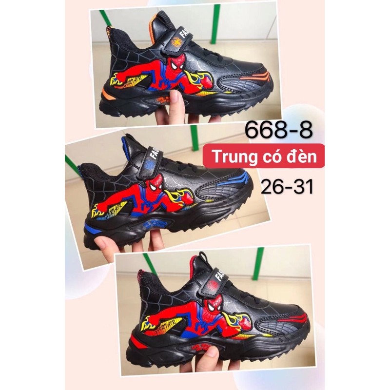 GIẦY THỂ THAO NHỆN BÉ NAM 3ĐẾN 10 TUỔI giao ngẫu nhiên.