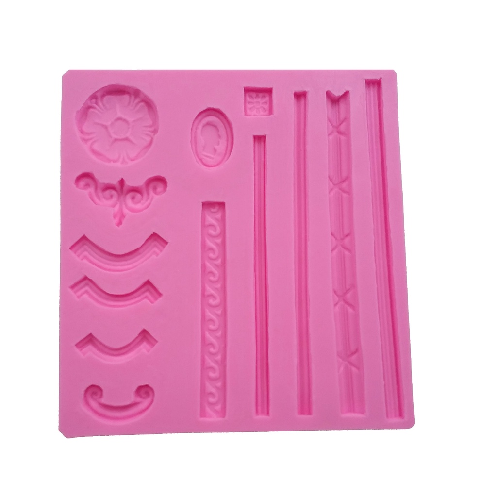 Khuôn Silicone Làm Bánh / Sô Cô La / Kẹo / Món Tráng Miệng Kiểu Dáng Cổ Điển DIY