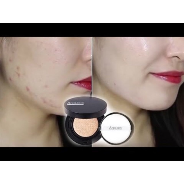 ❤️ Freeship ❤️ Phấn nước April Skin Black Magic Snow Cushion