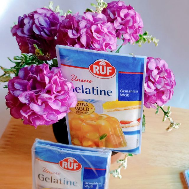 Gelatin  ruff làm thạch cho bé