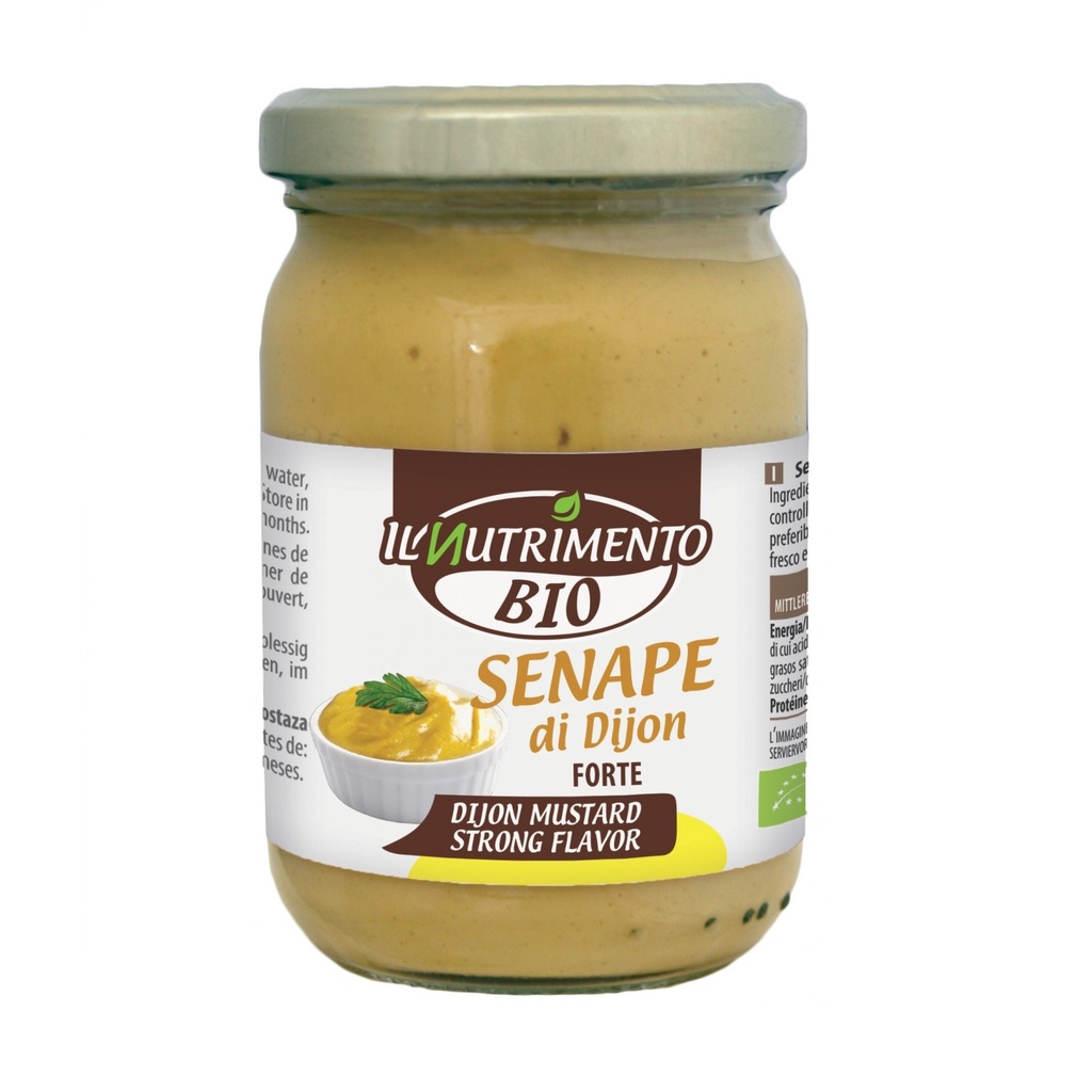 Sốt Mù Tạt DIJON Hữu Cơ 200g IL Nutrimento Organic DIJON Mustard