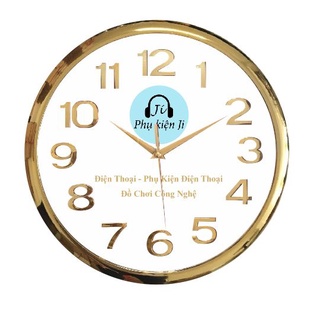 Đồng hồ treo đường kính 30cm, in nội dung theo yêu cầu
