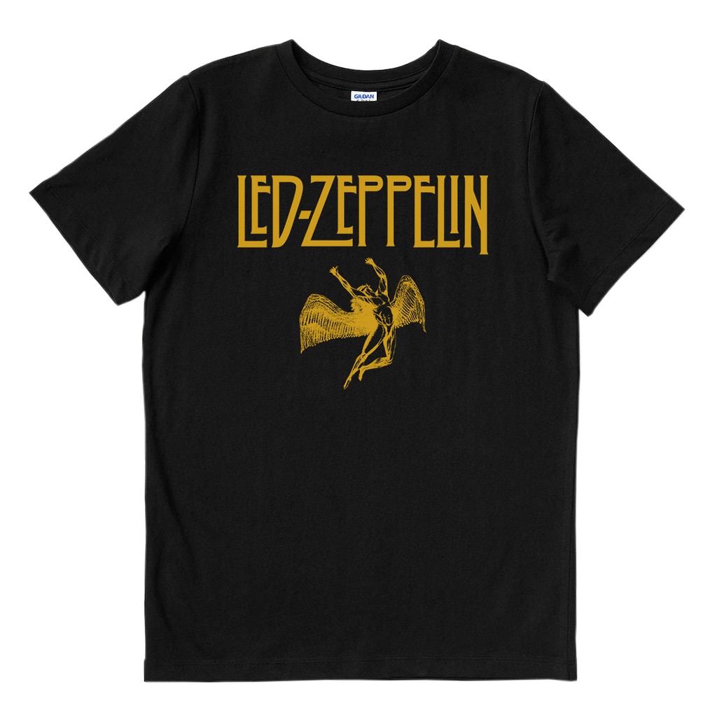 Áo Thun In Hình Logo Nhóm Nhạc Zeppelin Led Phong Cách Vintage