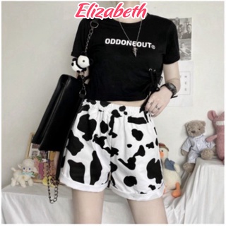 Quần đùi nam nữ màu bò sữa, chất liệu cotton dày, mềm mịn in 5D không nhòe, quần short thể thao Elizabeth