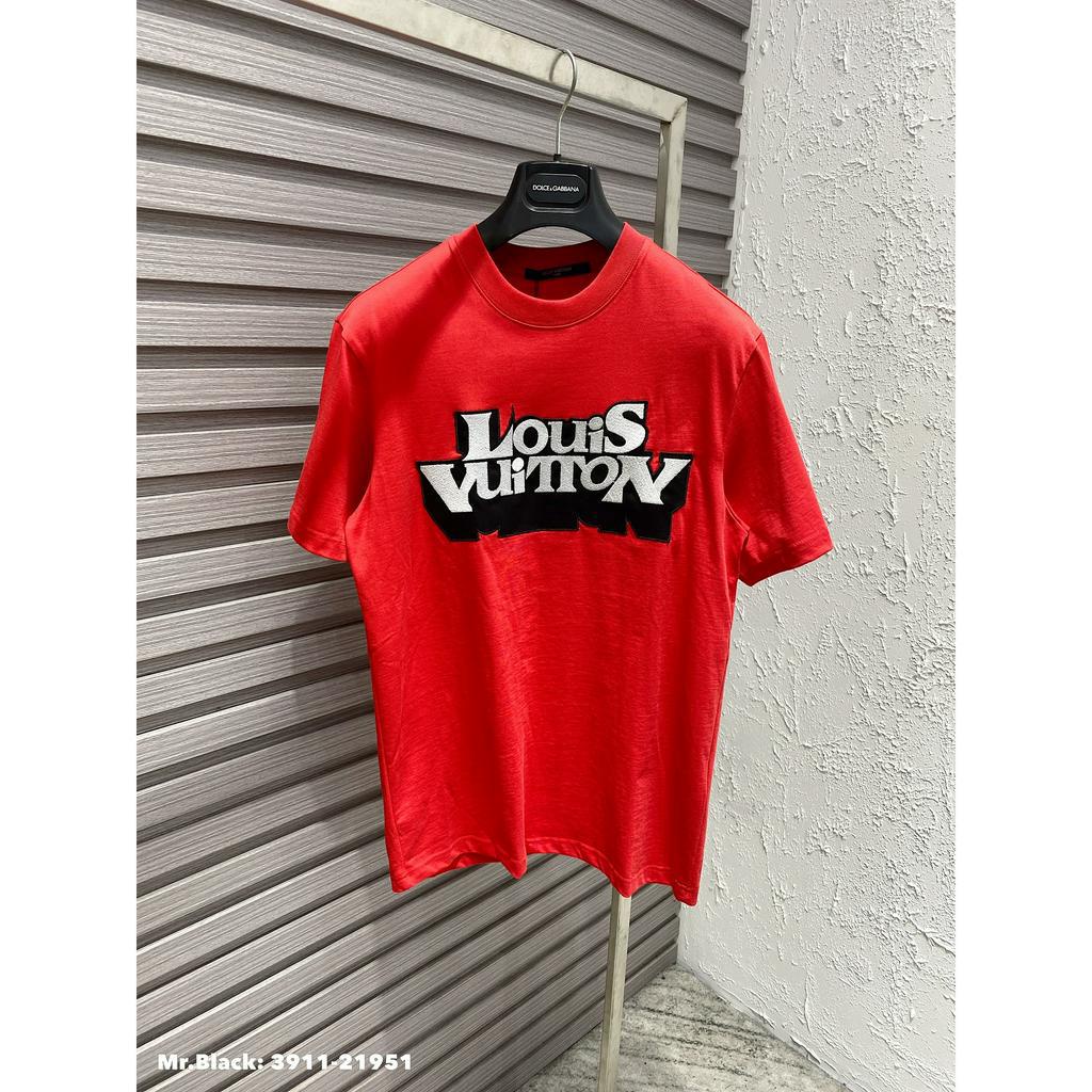 ÁO PHÔNG LV HOẠ TIẾT THÊU FULL CAO CẤP