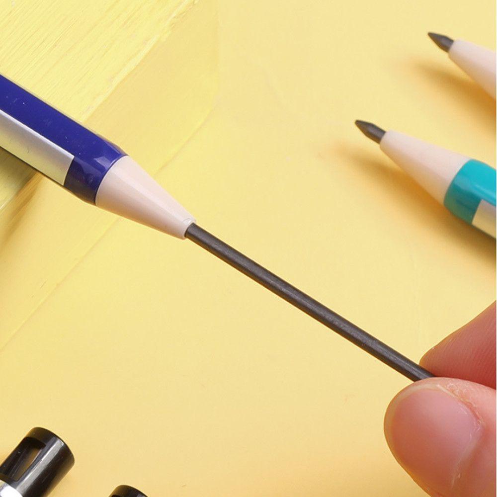 Bộ Bút Chì Cơ 2B Vỏ Cứng Mềm Phong Cách Hàn Quốc