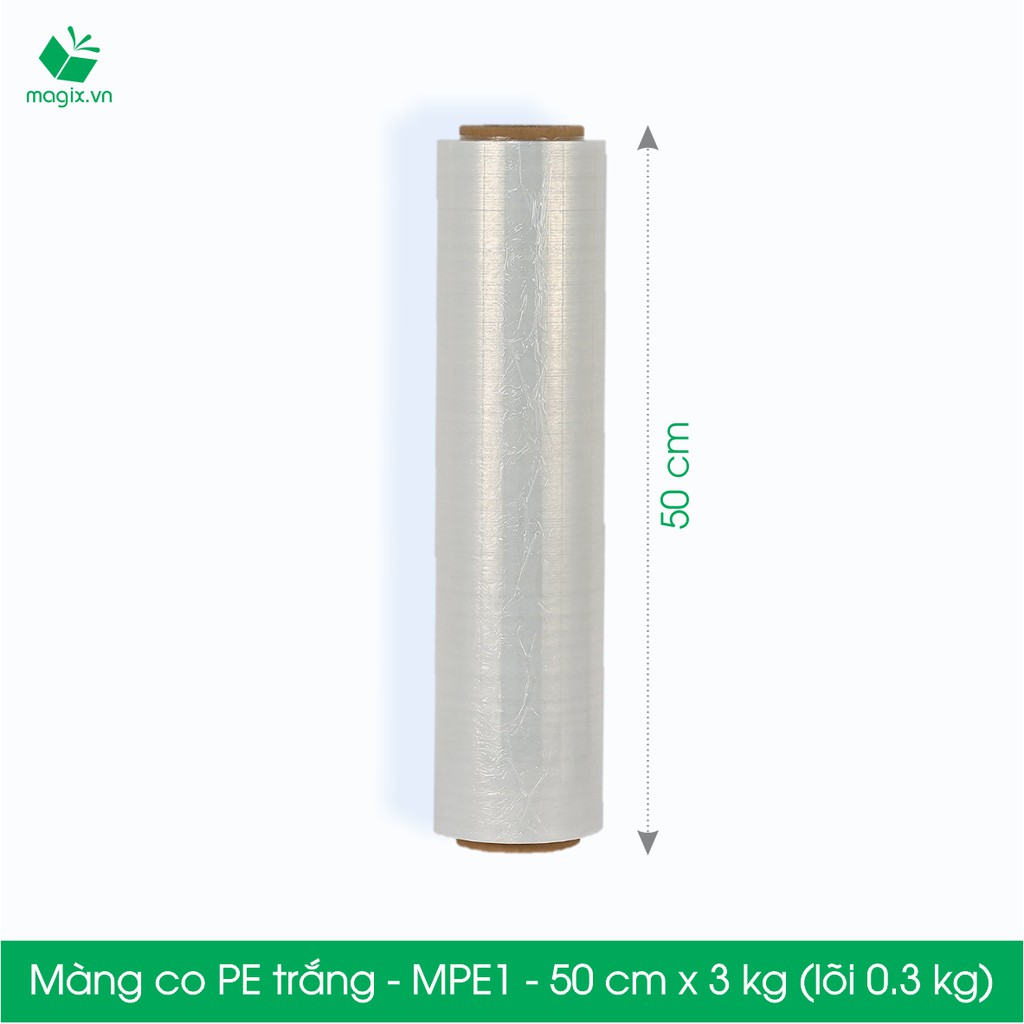 MPE1 Khổ 50 cm 3kg Cuộn PE màng co