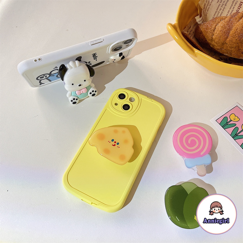 Giá Đỡ Điện Thoại Hình Kẹo Mút / Hoa Tulip / Cún Cưng Để Bàn Gấp Gọn Cho IPhone 13 12 11 Pro Max