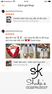 Combo thảm lông chụp ảnh giày dép