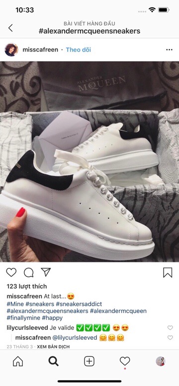 Giày MCQ  FULL BOX BILL